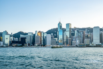 Fototapeta premium hong kong victoria harbor