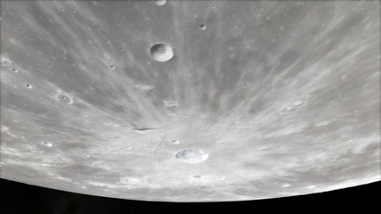 Moon surface.High quality, resolution, 4k. This image elements furnished by nasa.