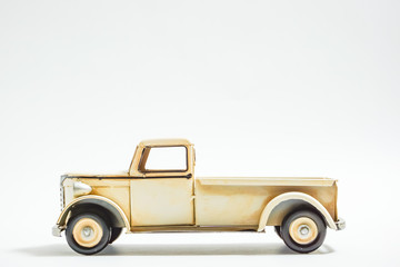 Retro track miniature.  レトロなトラックのミニチュア