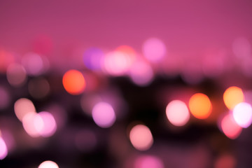 Bokeh in the capital of Thailand