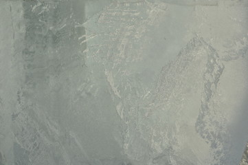 Ice sculptures in winter