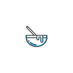 Bowl icon design. Gastronomy icon vector illustration