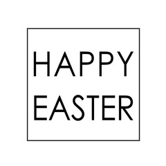 Happy Easter. Illustration. Holiday banner