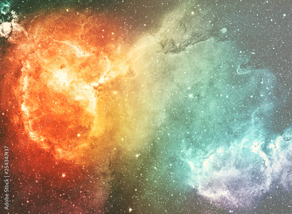 Canvas Prints abstract space nebula for powerful concept