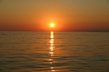 sea and sunset