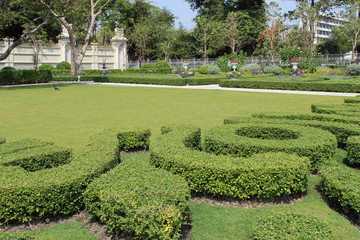 Dans le parc Dusit (Bangkok - Tha&iuml;lande)