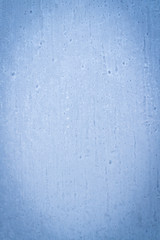 Obraz premium Frosty patterns on a frozen ice box in the early morning