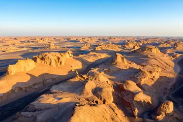 Fotobehang Dasht-e Lut Desert in eastern Iran taken in January 2019 taken in hdr © Lukas