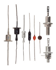 Diodes on white
