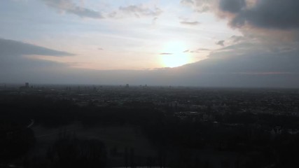 Munich Kleinhesseloher lake fotage