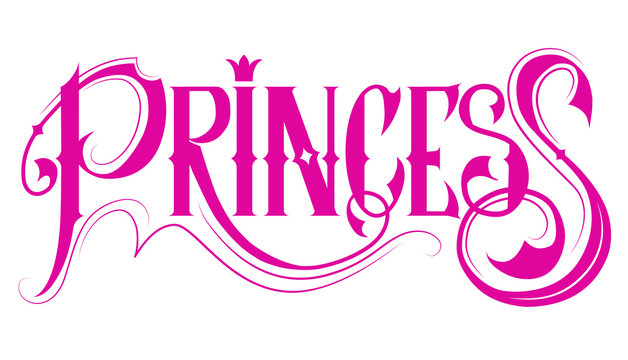 Pink title Princess.