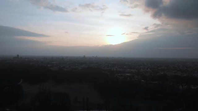 Munich Kleinhesseloher lake fotage