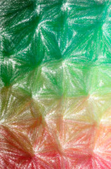Obraz premium Abstract illustration of green, pink, red, yellow Wax Crayon with low coverage background
