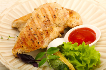 Roasted chicken breast