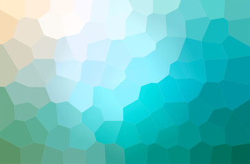 Fototapeta na wymiar Abstract illustration of blue and green Big Hexagon background