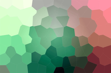 Fototapeta na wymiar Abstract illustration of green Big Hexagon background
