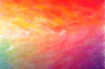 Abstract illustration of orange, pink, red Watercolor background