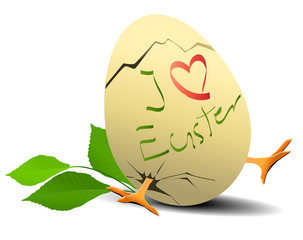 I love Easter holiday background