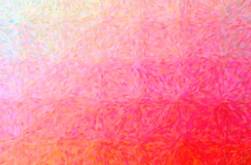 Fototapeta premium Abstract illustration of red Impressionist Pointlilism background