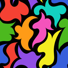 Vector illustration.Seamless abstract pattern background.EPS 8