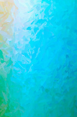 Abstract illustration of blue, green, yellow Impressionist Impasto background