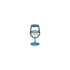 Glass icon design. Gastronomy icon vector illustration