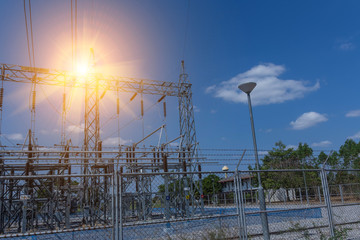 Small electrical control center, The power station that receives electricity from the main station...