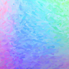 Illustration of purple and yellow impressionist impasto square background.