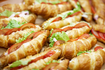 croissants with meat