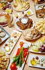 delicious food on the table