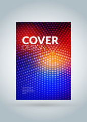 Abstract vector business brochure cover or banner design template. Business flyer or poster with abstract background