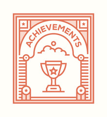 ACHIEVEMENTS ICON CONCEPT