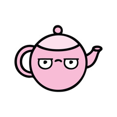 cute cartoon teapot