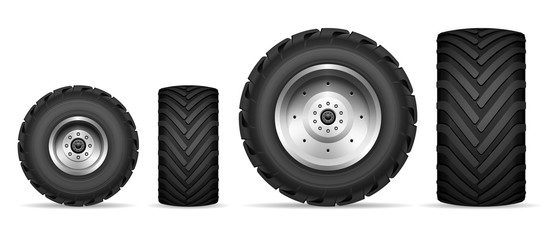Truck and tractor wheels set © Yuri Schmidt