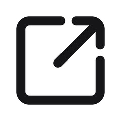 External link icon, open page icon
