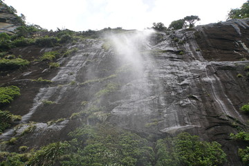 Waterfall in Milford Sound