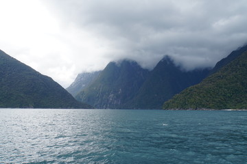 Milford sound in New Zealand