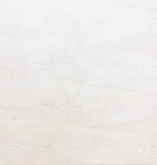 Fototapeta na wymiar Table top view of wood texture in white light natural color background. Grey clean grain wooden floor birch panel backdrop with plain board pale detail streak finishing for chic space clear concept.