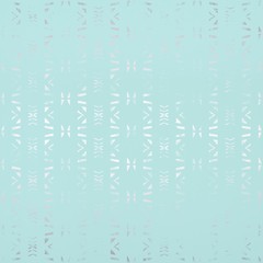 Seamless abstract pattern. Texture in turquoise and silver colors.