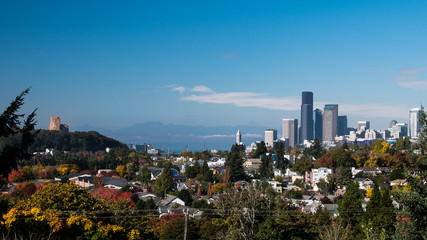 Fototapeta premium Seattle Skyline