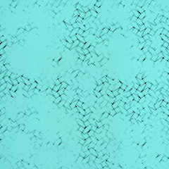 Seamless abstract pattern. Texture in turquoise and black colors.