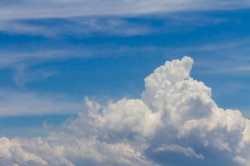 青い空と白い雲