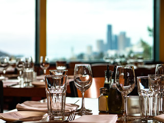 drinks on table