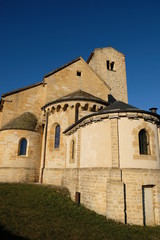 Fototapeta na wymiar Eglise romane de Mont Saint Martin