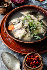 National Russian fish soup