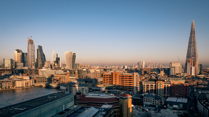 Naklejka na ściany i meble Panorama London City