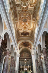 Fototapeta premium Interior of San Miniato cathedral, Tuscany, Italy