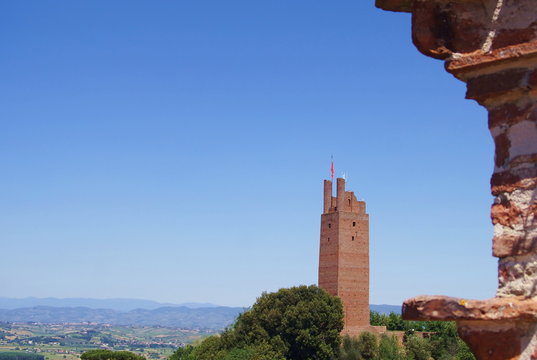 Fortress of Federico II, San Miniato, Tuscany, Italy