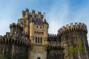 Fototapeta na wymiar Castle of Butron, Basque Country, Spain