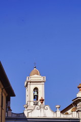 Bell tower of Santa Caterina church, San Miniato, Tuscany, Italy